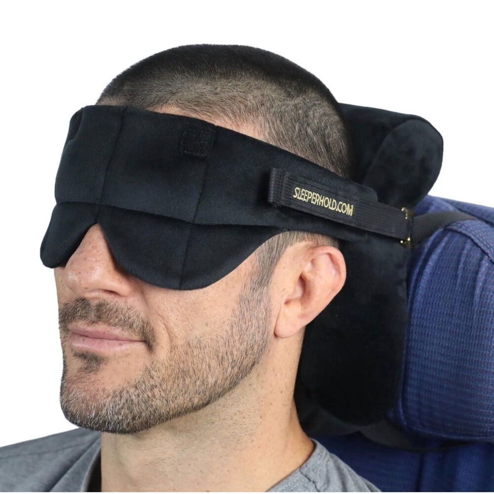 Sleeper Hold Travel Pillow – Black | Travel Neck Support